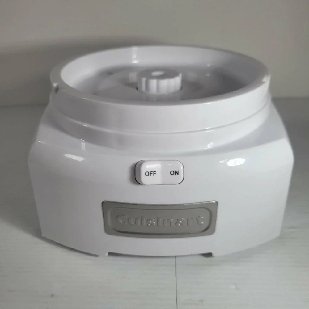 Cuisinart‎ Ice Cream ICE-21 Frozen Yogurt Maker Motor Base White - Works Great
